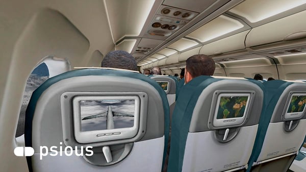 Airplane Virtual Reality Environment Aerophobia